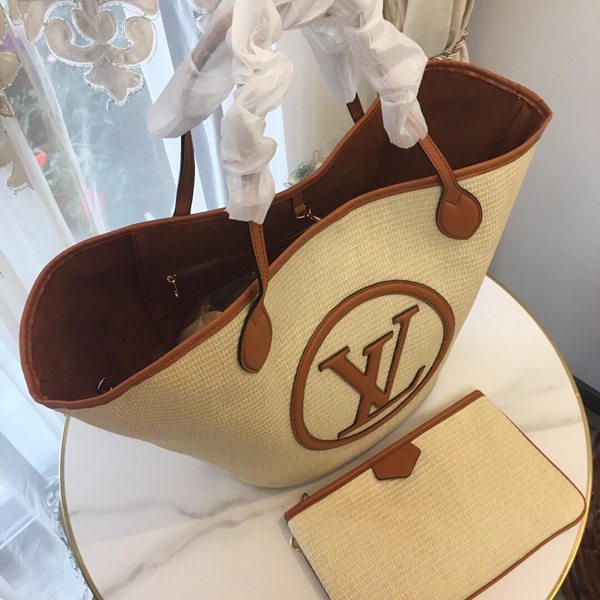 ルイヴィトンバッグ素材ディテール